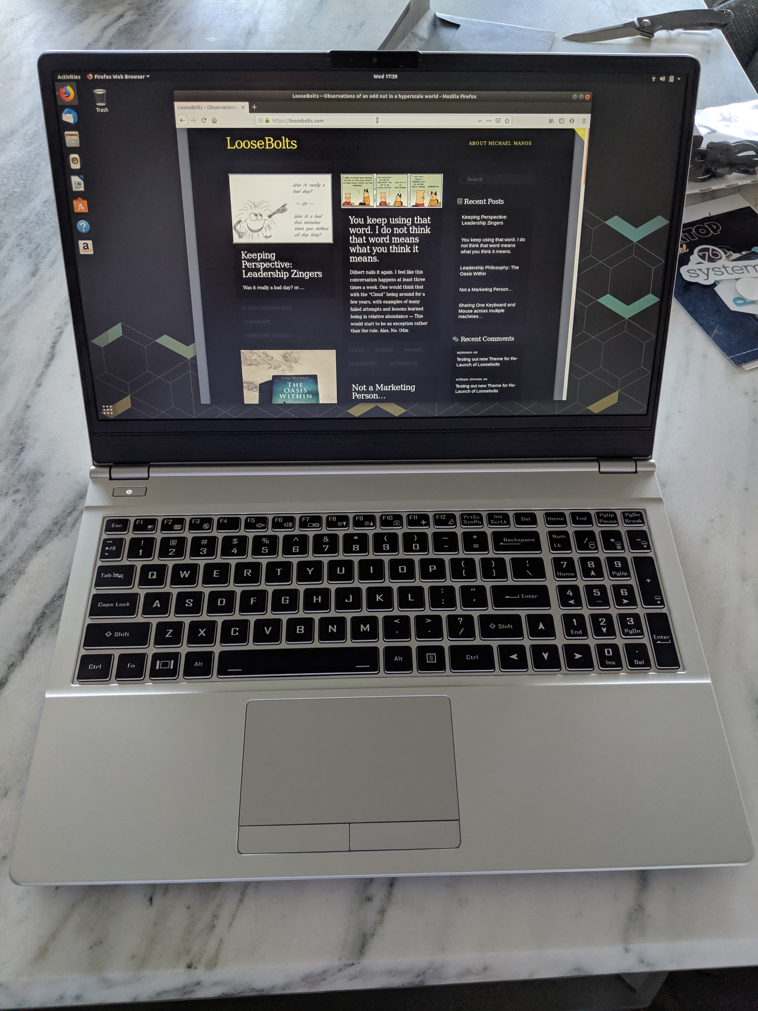 Linux Laptop - System 76 DarterPro